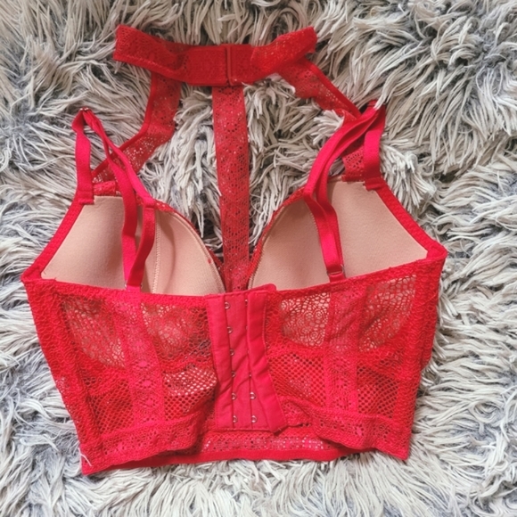 🍒NWT🍒 VS VERY SEXY LINED PLUNGE BRA + PANTY SET - Picture 6 of 9